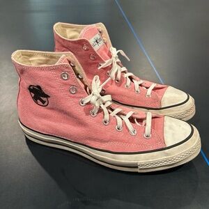 Stussy x Converse Chuck Taylor 70 Hi Top Pink Surfman Men's Shoes Size 10